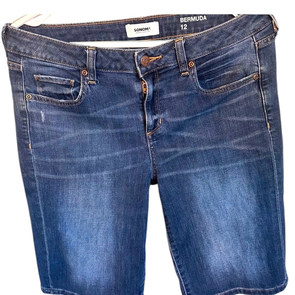 Sonoma Blue Denim Bermuda Shorts